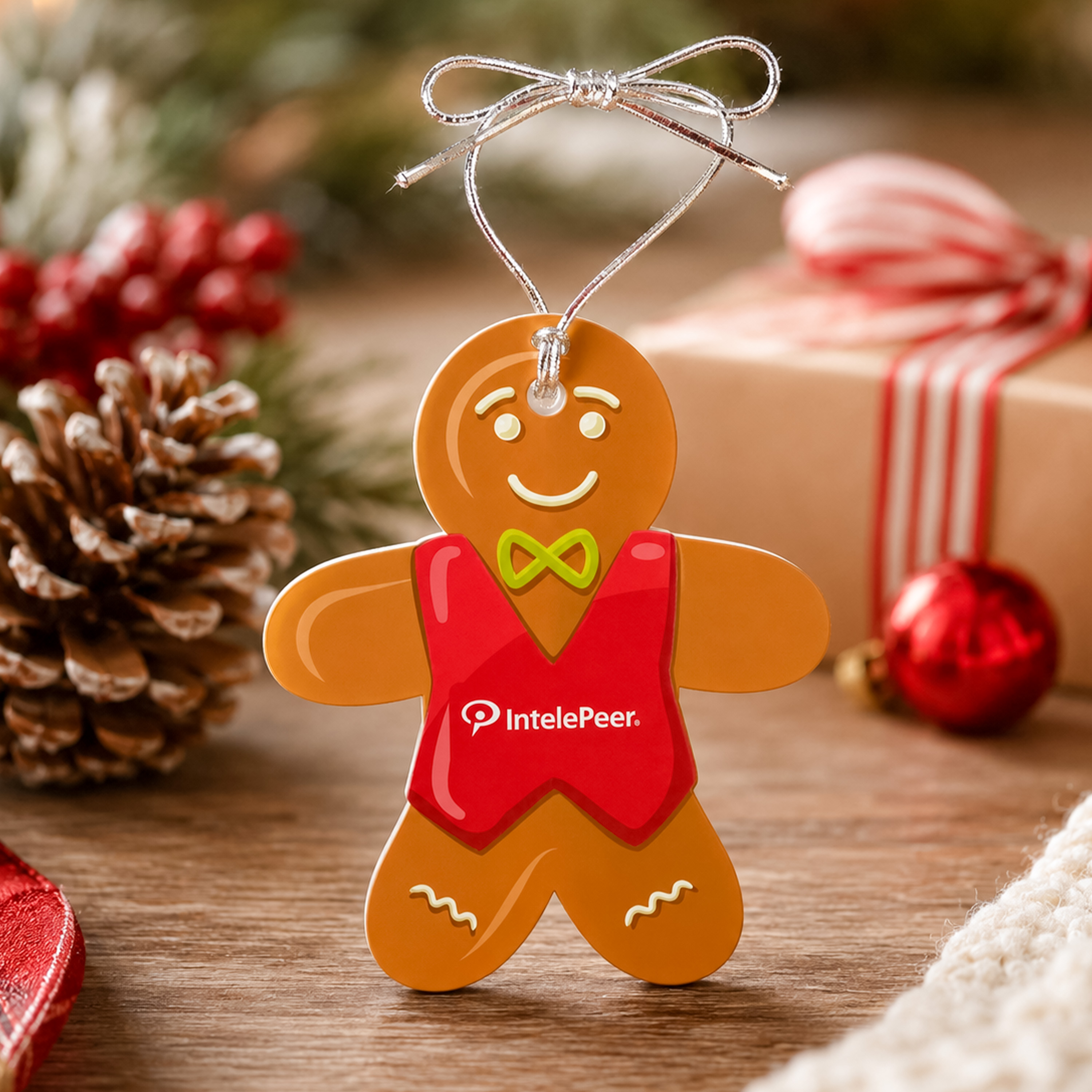 Acrylic Gingerbread Man Ornament